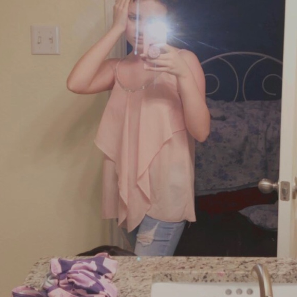 cute pink top from early 2000’s
